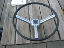 1967 Chevrolet Biscayne Impala Belair Steering Wheel Painted Center Hub ( BLACK) picture