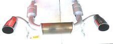 FERRARI 348 PARTS free FLOW EXHAUST SYSTEM MUFFLER CHROME TIPS 156072 picture