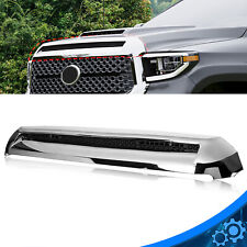 ABS Front Upper Hood Bulge Molding Silver Chrome For Toyota Tundra 2014-2021 picture