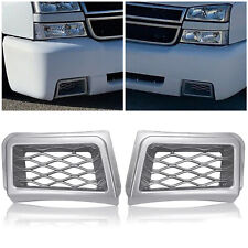 For Chevrolet Silverado  03-07 SS-Style Bumper Caliper Air Duct Set Grille Cover picture