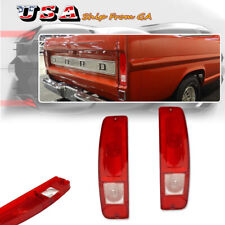 Taillights Lenses Only Pair Set For 1967-1972 Ford Truck F100/250/350/E100/E200 picture