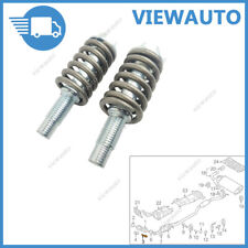 2Pair Downpipe Exhaust & Bolt Spring Kit For Mitsubishi Lancer Montero Outlander picture