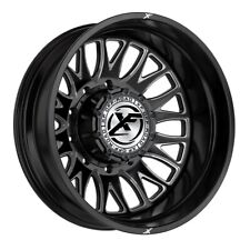 22x8.25 XF Off-Road XF-240 Gloss Black Milled DUALLY OUTER Wheel 10x225 (-202mm) picture