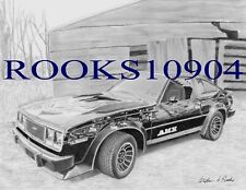 1979 AMC AMX CLASSIC CAR ART PRINT picture