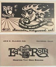 RAT FINK REPRODUCTION BUSINESS CARDS RAT ROD HOT ROD CHOPPER VINTAGE RACING TOOL picture