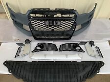 RS6 Style Aftermarket Front Bumper kit complete, fits Audi A6/S6 C7 2012-2015 picture