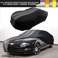 Satin Soft Stretch Grey Indoor Car Cover Scratch Dustproof for Mitsubishi FTO picture