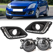 LED DRL Front Driving Running Light Fog Lamp & Cover For Suzuki Swift 2014-2016 picture
