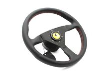 MOMO Montecarlo Leather Steering Wheel 350mm With Hub Kit for Ferrari Testarossa picture
