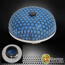 2.5''/63.5 mm Blue Mushroom Style Washable High Flow Mesh Cold Air Intake Filter picture