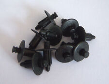 SAAB 9-3 and 9-5 Interior Door Panel Mounting BLACK Push Clips (x10) 92152011 picture