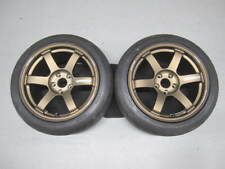 JDM Size RAYS Volk Racing TE37 SAGA S-plas Bronze 9.5J+15 114.3/H5 Axe No Tires picture