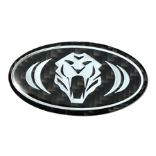 Chrome Carbon Fiber​ Car Tiger Steering Wheel Emblem Badge Sticker for K5 picture