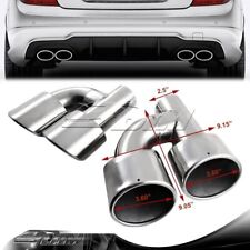 FOR 08-14 MERCEDES-BENZ C-CLASS C300/C350/C63 AMG DUAL T304 EXHAUST MUFFLER TIP picture