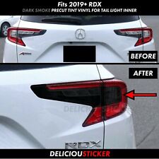 For Rdx 2019-2024 Smoke Tail Light Rear PreCut Overlay Tint Reverse Vinyl Ppf picture
