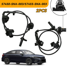 Pair 2 Front ABS Speed Wheel Sensor 57450-SNA-003 For 2006-2011 Honda Civic 1.8L picture