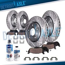 AWD Front Rear Drilled Disc Rotor Brake Pads for Dodge Charger Challenger Magnum picture