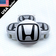 4pcs Black Wheel Center Cap Hub Honda Logo Cover fit Insight civic accord 58mm picture