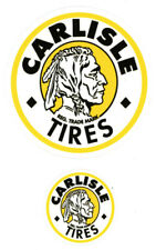 CARLISLE TIRES VINTAGE STYLE RACING DECALS / STICKERS Lot of 2 picture