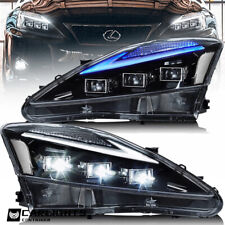 VLAND Headlights Projector LED DRL For 2006-2013 Lexus IS250 IS350 ISF w/Startup picture