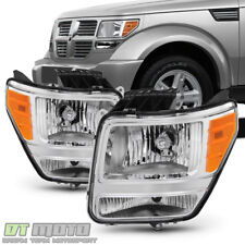 2007 2008 2009 2010 2011 Dodge Nitro Headlights Headlamps Replacement Left+Right picture