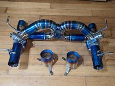 F8 Tributo 20-22 Titanium X-Pipe Exhaust WITH CLOSE OFF VALUE.  picture