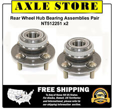 2 Rear Wheel Hub Bearing Assemblies with ABS Fit 1994-2001 Kia Sephia, Spectra picture