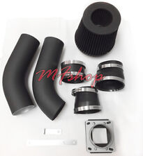 Coated Black 2PC For 1998-2001 Ford Ranger Mazda B2500 2.5L L4 Air Intake Kit picture