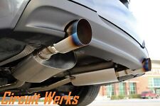 For 2007-2010 BMW 335i E90 E92 Twin Turbo N54 Full Catback Exhaust w/ BURNT TIPS picture