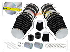 BLACK For 2008-2012 Mercedes Benz C350 3.5L V6 Short Ram Air Intake Kit+Filter picture