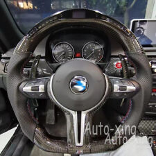 Led Real Carbon Fiber Steering Wheel for BMW M1 M2 M3 M4 M5 M6 M7 X5 X6 F82 F10 picture