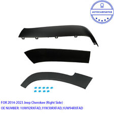 3 PCS For 2014-2023 Jeep Cherokee Rear Right Wheel Arch Fender RH Three Section picture