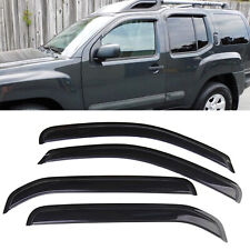 Fit for 2005-2015 Nissan Xterra Window Visors Sun Vent Rain Guard Shade Smoked picture