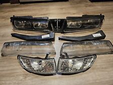 Nissan SILVIA 240SX S13 Bricks Square Headlights Corner Lamps Lenses & Brackets  picture