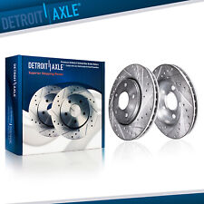 Front Drilled Brake Rotors for Chevy Cavalier Corsica Sunfire Grand Am Skylark picture