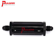 Pulsar In Line Oil Filter, Fitting Size -4AN, 80 Micron Filter inside picture