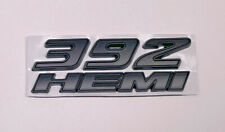 NEW 392 HEMI Emblem Logo Challenger Durango Charger Matte Black Decal  picture