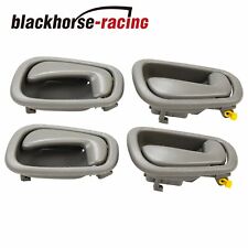 Gray Inside Door Handles 2 Left 2 Right For 1998-2002 Toyota Corolla Prizm picture