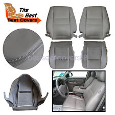 For 2000-2007 Toyota Sequoia Driver & Passenger BOTTOM & TOP Seat Cover Gray picture