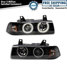 Performance Dual Halo Projector Headlights Set for 92-99 BMW 318i 323i M3 picture