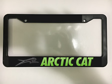 ARCTIC CAT SNOWMOBILE Snowmobiling Snow motor sled Black License Plate Frame NEW picture