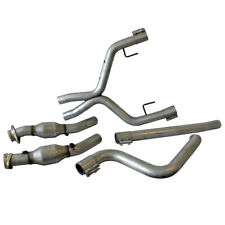 Fits 05-10 Mustang V6 Dual Exhaust Conversion X Pipe w/Catalytic Converters-4011 picture