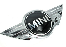 BlackMINI Cooper CLUBMAN S FRONT HOOD Emblem Badge stickers R50 R52 R57 R58 picture