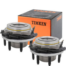 4WD TIMKEN Front Wheel Bearing & hub Pair For 05-10 Ford F-250 F-350 Super Duty picture