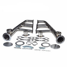 Lake Style Headers For Chevy SBC 265-400 V-8 Hot Rod Street Rat Stainless Steel picture
