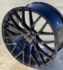 20x9 Gloss Black Wheels For Audi A8 A6 A5 A4 Q5 VW Atlas 20