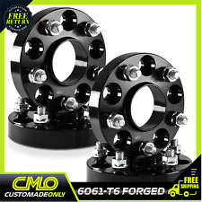 4) 25mm Black Hubcentric 5X100 To 5X114.3 Wheel Adapters 56.1mm Fits Subaru Only picture