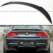 FOR 12-2016 BMW F13 F06 640i 650i M6 V STYLE CARBON FIBER TRUNK SPOILER WING LID picture