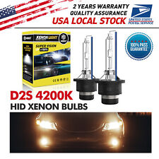 2xD2S 4200K Warm White HID Xenon Headlight OEM Replacement Bulbs Lamp Conversion picture