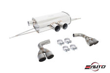 MEGAN Quad Raw Finished Tip Supremo Axle Back Exhaust for BMW F85 X5M F16 X6M M picture